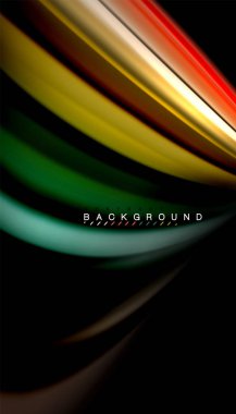 Sıvı vektör dalga arka plan renkleri karıştırma