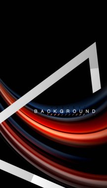 Sıvı sıvı metalik tarzı çizgi şeklinde Holografik dizayn renkleri