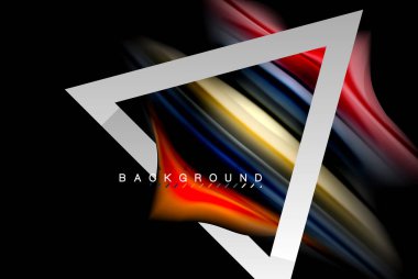 Sıvı sıvı metalik tarzı çizgi şeklinde Holografik dizayn renkleri