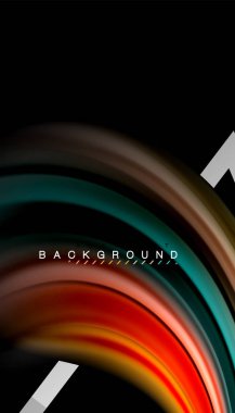 Sıvı sıvı metalik tarzı çizgi şeklinde Holografik dizayn renkleri