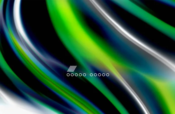 彩虹色波, 矢量模糊抽象背景 — 图库矢量图片