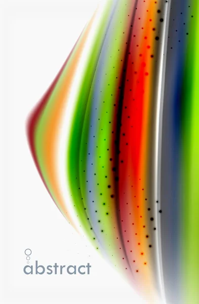 Ondas de cor arco-íris, vetor desfocado fundo abstrato — Vetor de Stock