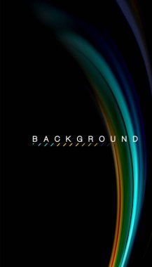 Sıvı vektör dalga arka plan renkleri karıştırma