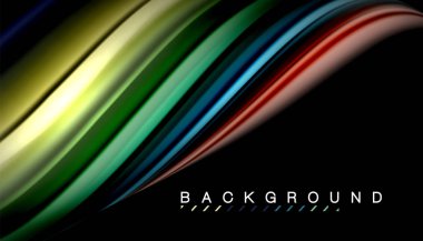 Sıvı vektör dalga arka plan renkleri karıştırma