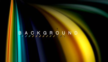 Sıvı vektör dalga arka plan renkleri karıştırma