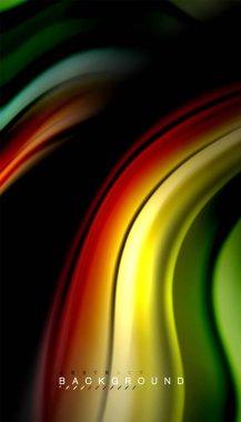 Sıvı vektör dalga arka plan renkleri karıştırma