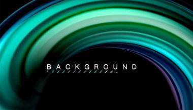 Sıvı vektör dalga arka plan renkleri karıştırma