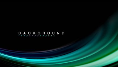 Sıvı vektör dalga arka plan renkleri karıştırma