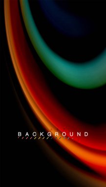 Sıvı vektör dalga arka plan renkleri karıştırma