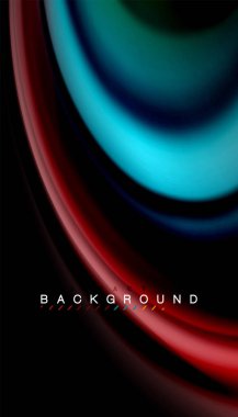 Sıvı vektör dalga arka plan renkleri karıştırma