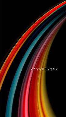 Sıvı vektör dalga arka plan renkleri karıştırma