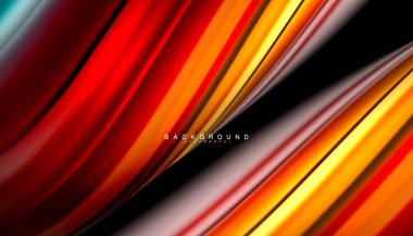 Sıvı vektör dalga arka plan renkleri karıştırma