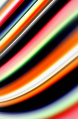 Gökkuşağı rengi dalgalar, bulanık vektör arka plan