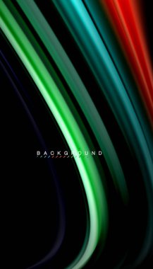 Sıvı vektör dalga arka plan renkleri karıştırma