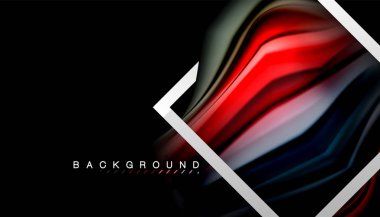 Sıvı sıvı metalik tarzı çizgi şeklinde Holografik dizayn renkleri