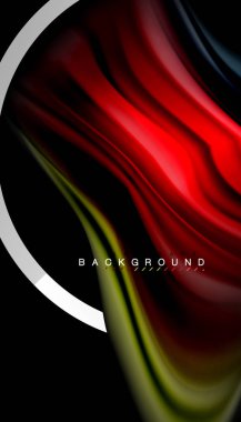 Sıvı sıvı metalik tarzı çizgi şeklinde Holografik dizayn renkleri