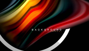 Sıvı sıvı metalik tarzı çizgi şeklinde Holografik dizayn renkleri