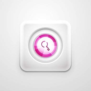 Magnifyier web düğme arama, kutsal kişilerin resmi büyütmek. Modern Büyüteç işareti, web sitesi tasarımı veya mobil uygulaması