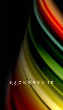 Sıvı vektör dalga arka plan renkleri karıştırma