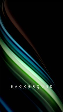 Sıvı vektör dalga arka plan renkleri karıştırma