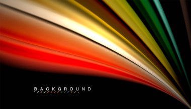 Sıvı vektör dalga arka plan renkleri karıştırma