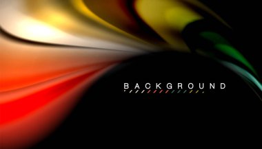 Sıvı vektör dalga arka plan renkleri karıştırma