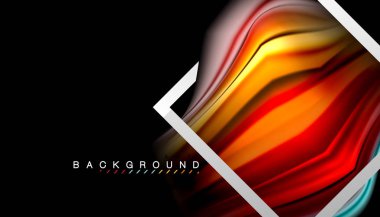 Sıvı sıvı metalik tarzı çizgi şeklinde Holografik dizayn renkleri