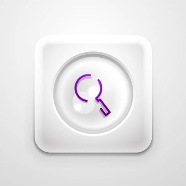 Magnifyier web düğme arama, kutsal kişilerin resmi büyütmek. Modern Büyüteç işareti, web sitesi tasarımı veya mobil uygulaması