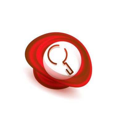 Magnifyier web düğme arama, kutsal kişilerin resmi büyütmek. Modern Büyüteç işareti, web sitesi tasarımı veya mobil uygulaması