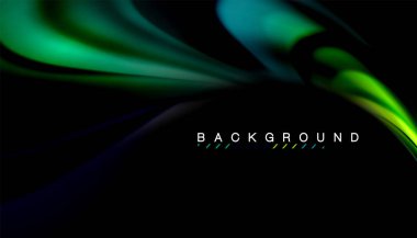 Sıvı vektör dalga arka plan renkleri karıştırma