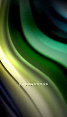 Sıvı vektör dalga arka plan renkleri karıştırma