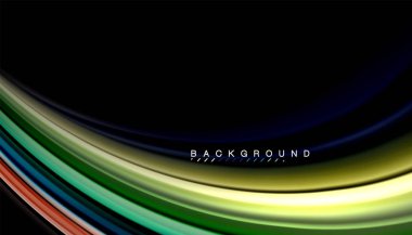 Sıvı vektör dalga arka plan renkleri karıştırma