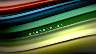 Sıvı vektör dalga arka plan renkleri karıştırma