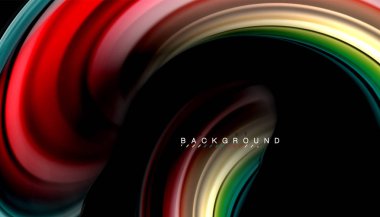 Sıvı vektör dalga arka plan renkleri karıştırma