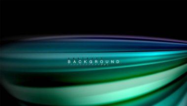 Sıvı vektör dalga arka plan renkleri karıştırma