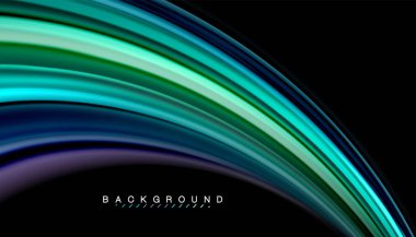 Sıvı vektör dalga arka plan renkleri karıştırma