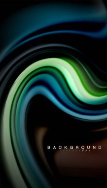 Sıvı vektör dalga arka plan renkleri karıştırma