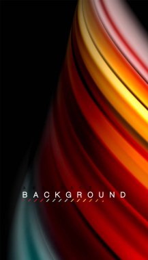 Sıvı vektör dalga arka plan renkleri karıştırma