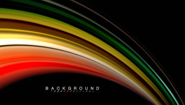 Sıvı vektör dalga arka plan renkleri karıştırma