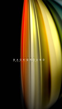 Sıvı vektör dalga arka plan renkleri karıştırma