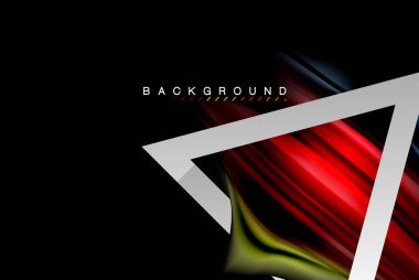 Sıvı sıvı metalik tarzı çizgi şeklinde Holografik dizayn renkleri