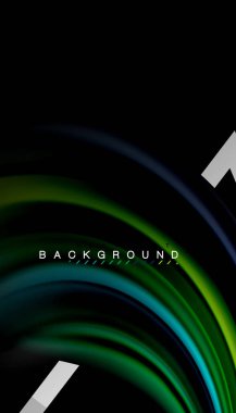 Sıvı sıvı metalik tarzı çizgi şeklinde Holografik dizayn renkleri