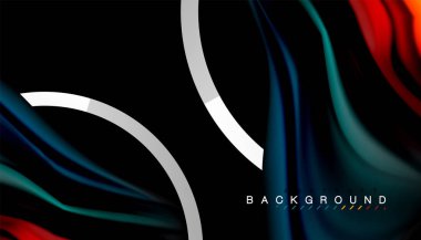 Sıvı sıvı metalik tarzı çizgi şeklinde Holografik dizayn renkleri