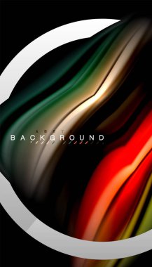 Sıvı sıvı metalik tarzı çizgi şeklinde Holografik dizayn renkleri