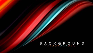 Sıvı vektör dalga arka plan renkleri karıştırma