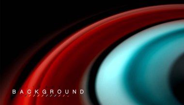 Sıvı vektör dalga arka plan renkleri karıştırma