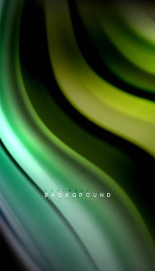 Sıvı vektör dalga arka plan renkleri karıştırma