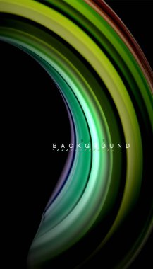 Sıvı vektör dalga arka plan renkleri karıştırma