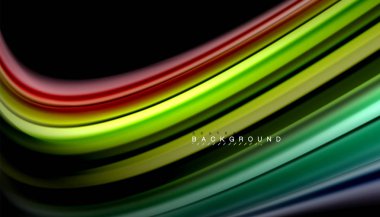 Sıvı vektör dalga arka plan renkleri karıştırma