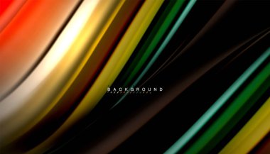 Sıvı vektör dalga arka plan renkleri karıştırma